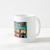 ヴィンテージ モーター テスターのコーヒーカップ絵画 コーヒーマグカップ (正面右)