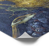 ヴィンテージ ヤコブ ボグダニ 花瓶の花 ポスター (角)