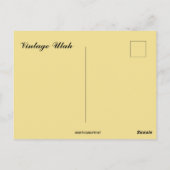 ヴィンテージ ユタ ポストカード (裏面)