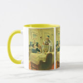 ヴィンテージ、ユダヤ教、照明（ユダヤ教）メノラー マグカップ (左)