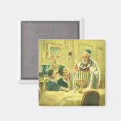 ヴィンテージ、ユダヤ教、照明（ユダヤ教）メノラー マグネット (正面/裏面)