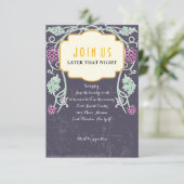 ヴィンテージ ユダヤ教 結婚式 招待状 (スタンド正面)