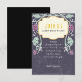 ヴィンテージ ユダヤ教 結婚式 招待状 (正面/裏面)