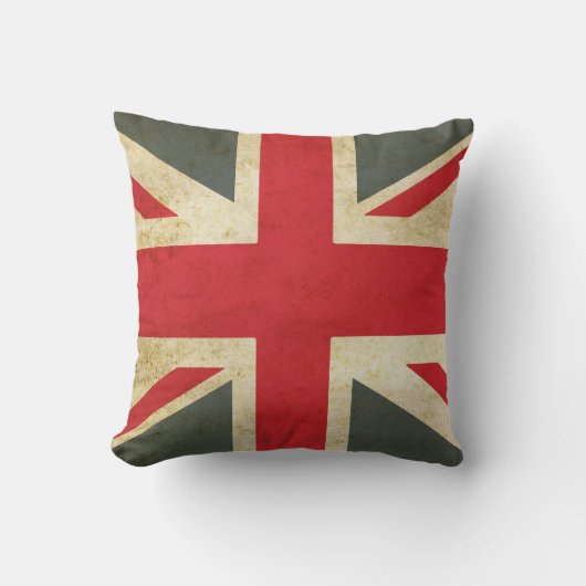 ヴィンテージ ユニオンジャック イギリス国旗 クッション (正面)