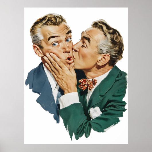 ヴィンテージ・ユーモア サプライズキス・シーン ポスター (正面)