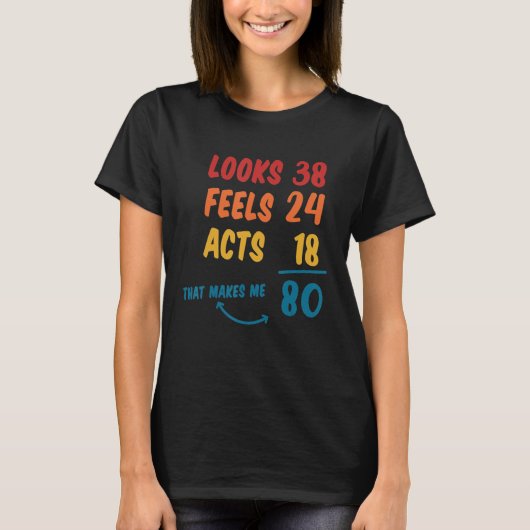 ヴィンテージ ユーモア 1942年 80歳の誕生日アイデア 男性用 Tシャツ (正面)