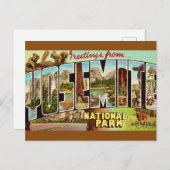 ヴィンテージ ヨセミテ国立公園 ポストカード (正面/裏面)