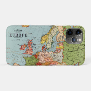 ヴィンテージ ヨーロッパ 20世紀 バコンの標準地図 iPhone 11 PROケース