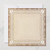 ヴィンテージ ライセ タイポグラフィック アニバーサリー インビテーションズ 招待状 (裏面)