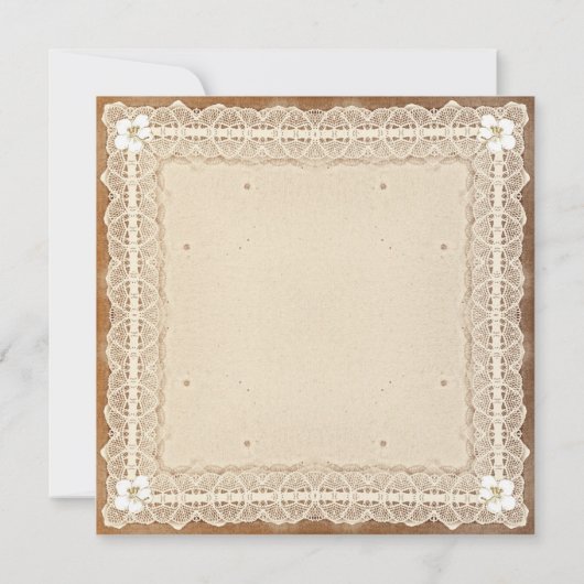 ヴィンテージ ライセ タイポグラフィック アニバーサリー インビテーションズ 招待状 (裏面)