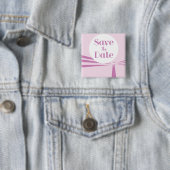 ヴィンテージ ライトハウス ウェディング Save The Date 缶バッジ (インサイチュ)