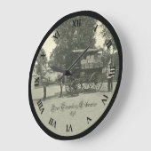 ヴィンテージ・ライブラリ・クロック ラージ壁時計 (傾斜)