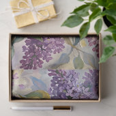 ヴィンテージ ライラックの花 薄葉紙 (ギフト)
