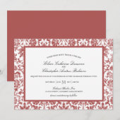 ヴィンテージ ライラック アフェア | ウェディング 招待状 (正面/裏面)