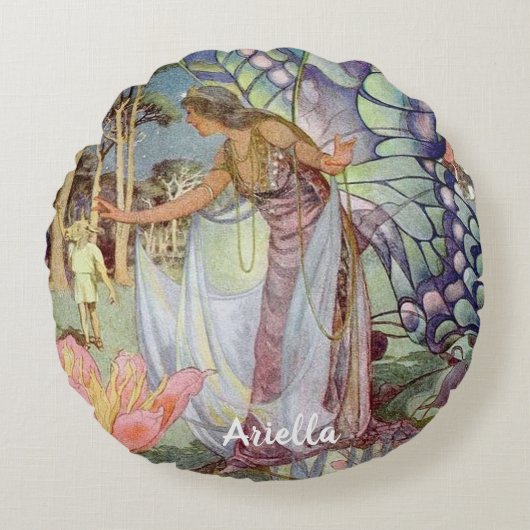 ヴィンテージ ラウンドクッション (正面)