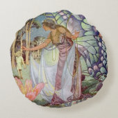 ヴィンテージ ラウンドクッション (裏面)