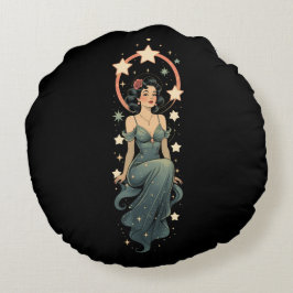 ヴィンテージ ラウンドクッション