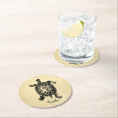 ヴィンテージ ラウンドペーパーコースター (インサイチュ)