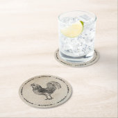 ヴィンテージ ラウンドペーパーコースター (インサイチュ)