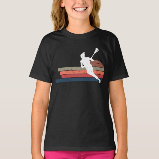 ヴィンテージ ラクロス プレーヤー Tシャツ (正面)