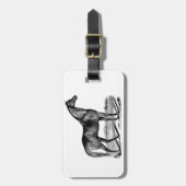 ヴィンテージ ラゲッジタグ (正面縦)