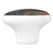 ヴィンテージ/ラスチック納屋とトラクタアート セラミックノブ (側面)