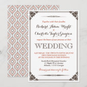 ヴィンテージ＆ラスティック ウェディング 招待状 (正面/裏面)