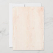 ヴィンテージ ラスティック ウェディング 招待状 (裏面)