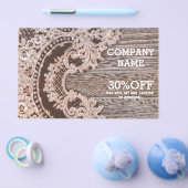 ヴィンテージ ラスティック ウエスタン カントリー シック ラック バーンワッド チラシ (シングル)