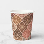 ヴィンテージ ラスティック エレガント ニッカ イスラム教 結婚式 紙コップ (裏面)