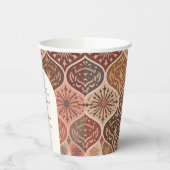 ヴィンテージ ラスティック エレガント ニッカ イスラム教 結婚式 紙コップ (左)