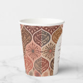 ヴィンテージ ラスティック エレガント ニッカ イスラム教 結婚式 紙コップ (右)
