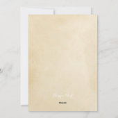 ヴィンテージ ラスティック シンプル ゴールド コラージュ フォト シーズンカード (裏面)