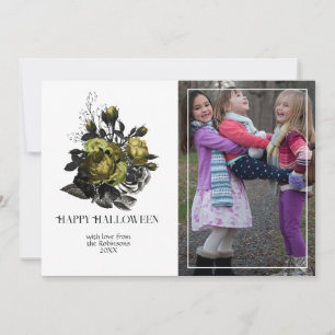 ヴィンテージ ラスティック ハロウィン ウッドランド シーズンカード