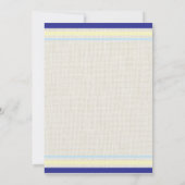 ヴィンテージ ラスティック ファミリー リユニオン 招待状 (裏面)