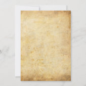 ヴィンテージ ラスティック 豚の焼き肉 招待状 II (裏面)