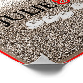 ヴィンテージ ラスベガス ウェディング ゲストブック ポスター (角)