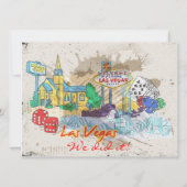 ヴィンテージ ラスベガス ウェルカムパーティー 招待状 (正面)