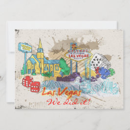 ヴィンテージ ラスベガス ウェルカム レセプションのみ 招待状