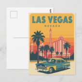 ヴィンテージ ラスベガス ネバダ 旅行 ポストカード (正面/裏面)