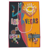 ヴィンテージ ラスベガス ブライズウィークエンド パーティー ミディアムペーパーバッグ (裏面)