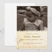 ヴィンテージ ラッセル：クリーム 案内状 (正面/裏面)