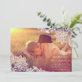 ヴィンテージ ラッセル フォト セーブ ザ デート アナウンスメント セーブザデート (スタンド正面)