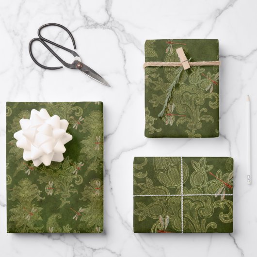 ヴィンテージ ラッピングペーパーシート (正面)