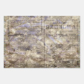 ヴィンテージ ラッピングペーパーシート (正面3)