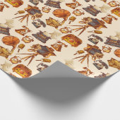 ヴィンテージ ラッピングペーパー (角)