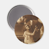 ヴィンテージ ラバーズ、ラブ ロマンス ロマンチック ミュージック マグネット (正面/裏面)