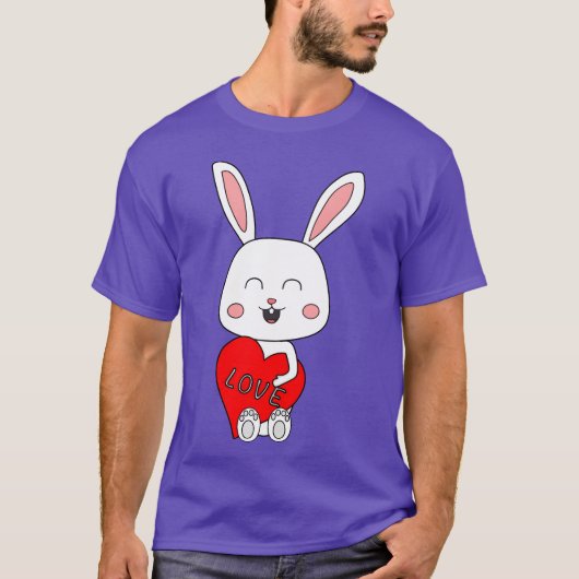 ヴィンテージ ラブバニー Tシャツ (正面)