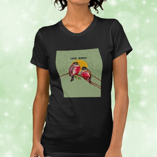 ヴィンテージ ラブバーズ サン Tシャツ