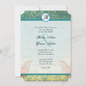 ヴィンテージ ラブバード ラゴエン ディベ Wedding Invitation 招待状 (正面)